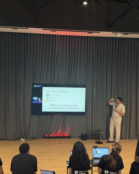 Covenant on stage at Build Station